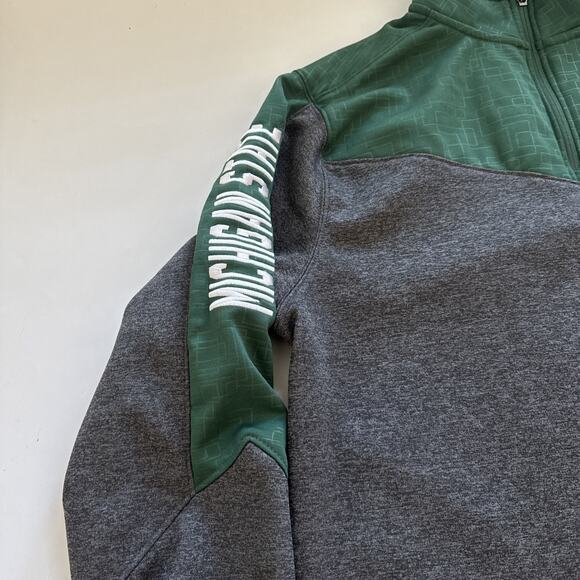 Colosseum Michigan State Spartans 1/4 Zip Pullover Men‎ XL Embroidered - Picture 3 of 10